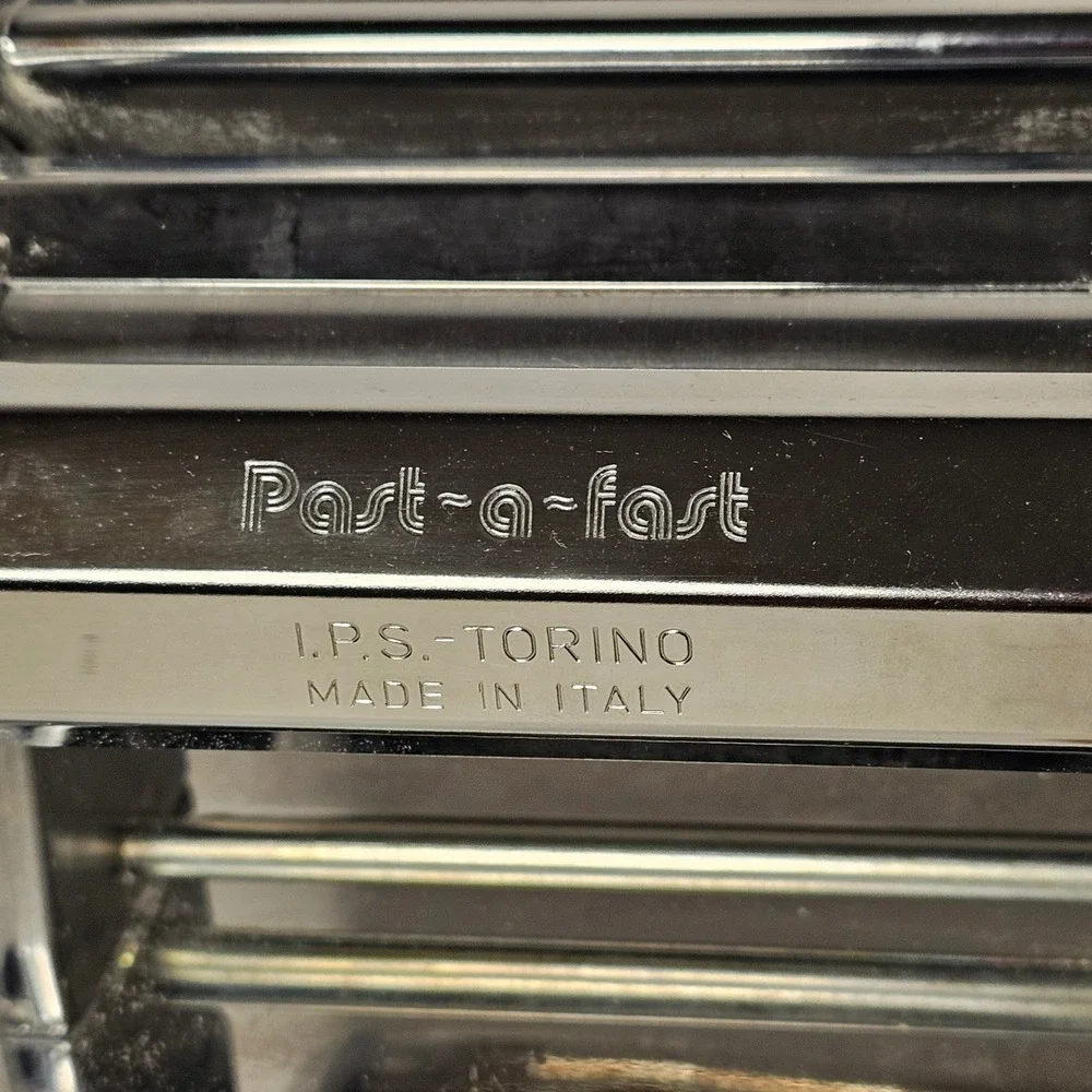 Vintage Imperia Past-a-fast Noodle Making Machine I.P.S. Torino Italy Manual